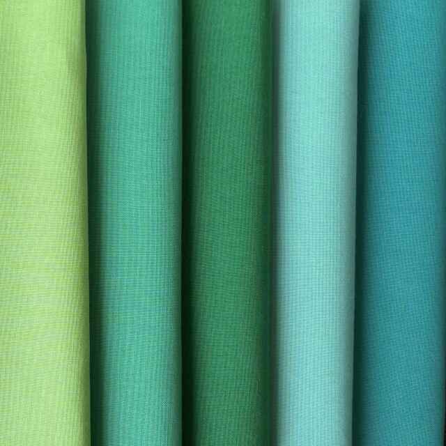 Quilter's color palette  グリーン系5色セット