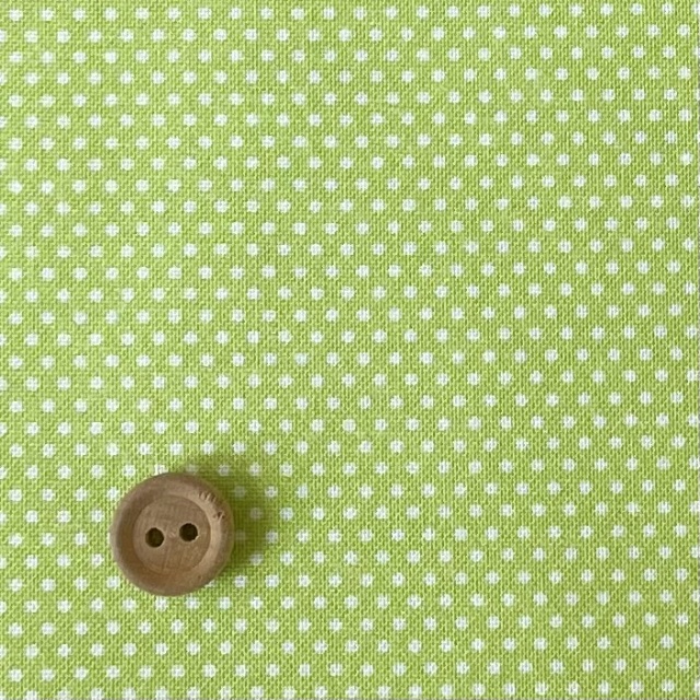 14-0239 I  basic collection ドット  limegreen
