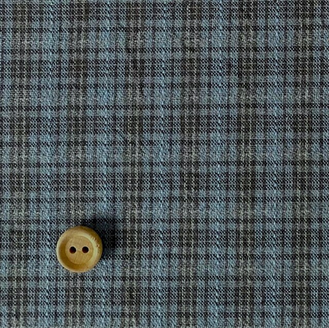 Y25-0242D アクセントラインチェック blue