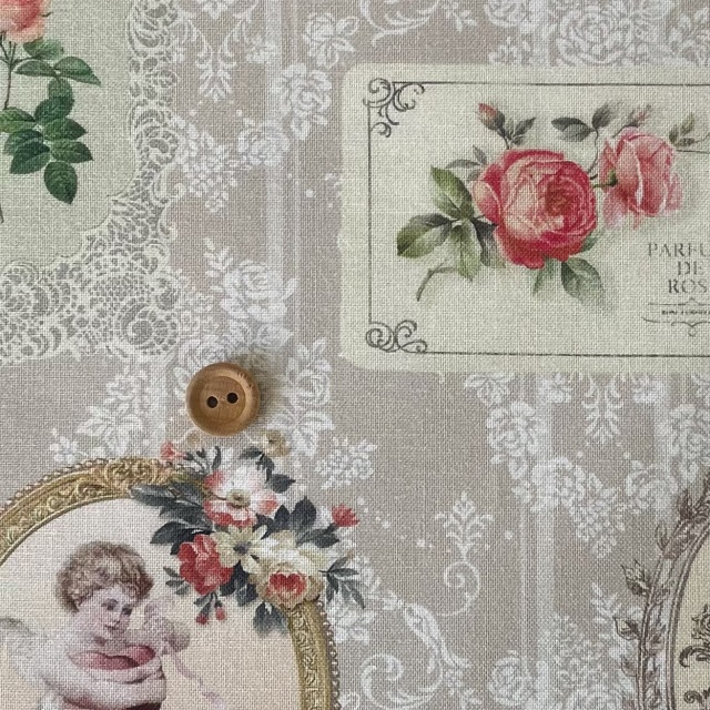 textile pantry JUNKO MATSUDA 17-0251C Romantic Flowers ローズ