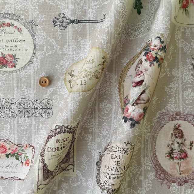 textile pantry JUNKO MATSUDA 17-0251C Romantic Flowers ローズ