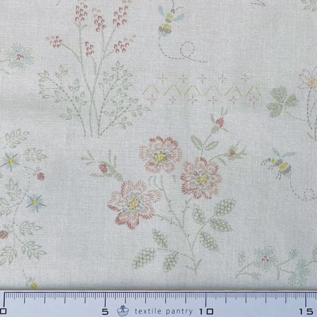 16-0256A Tasty collection *Flower&Bee* アイボリー