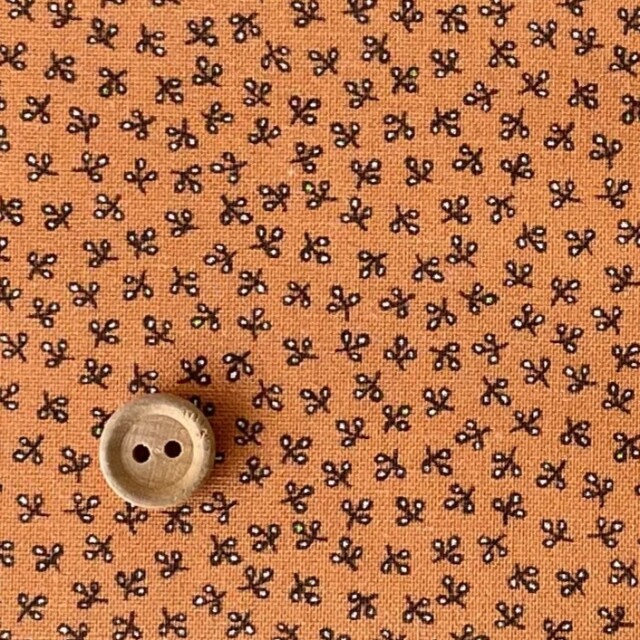 16-0267C  Antique pattern  スプラウトリーブス  orange
