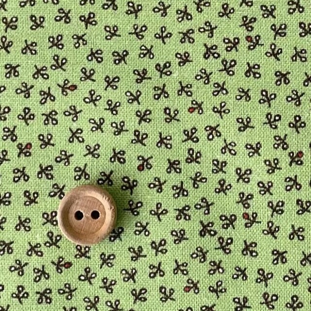 16-0267D  Antique pattern  スプラウトリーブス  green