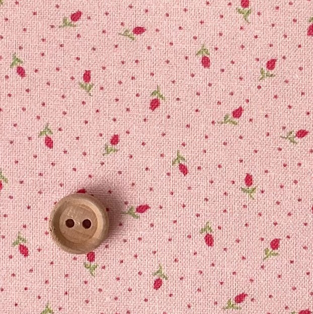 16-0268C  Antique pattern  ミニつぼみ  pink