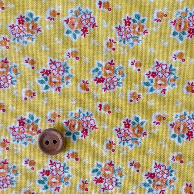 16-0286A   pantry 30's collection  カラフルブーケ  yellow