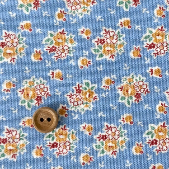 16-0286D   pantry 30's collection  カラフルブーケ  blue