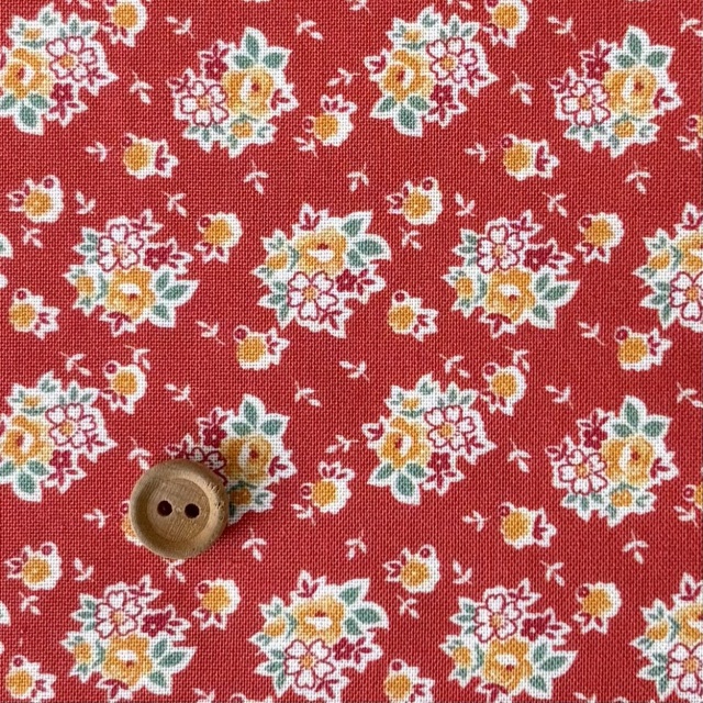 16-0286E   pantry 30's collection  カラフルブーケ  red