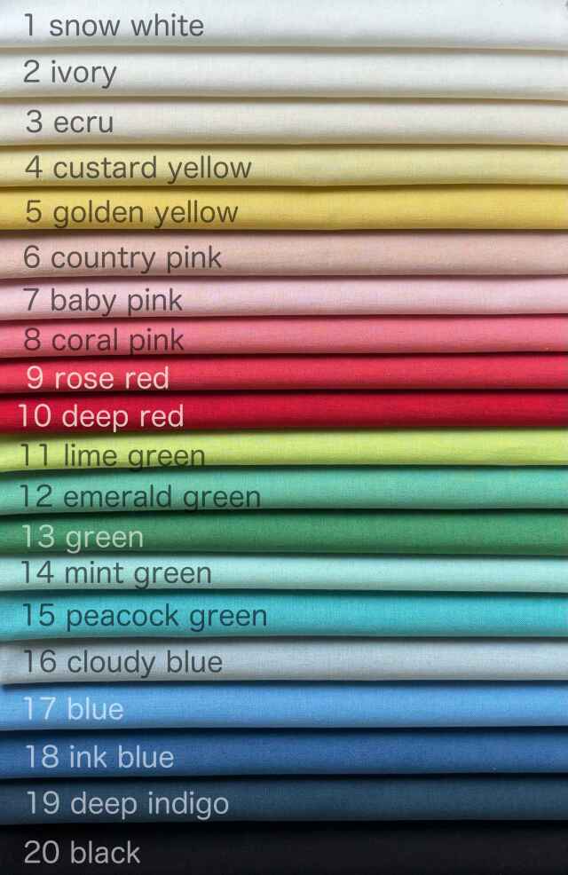 Quilter's color palette     １ｍ販売