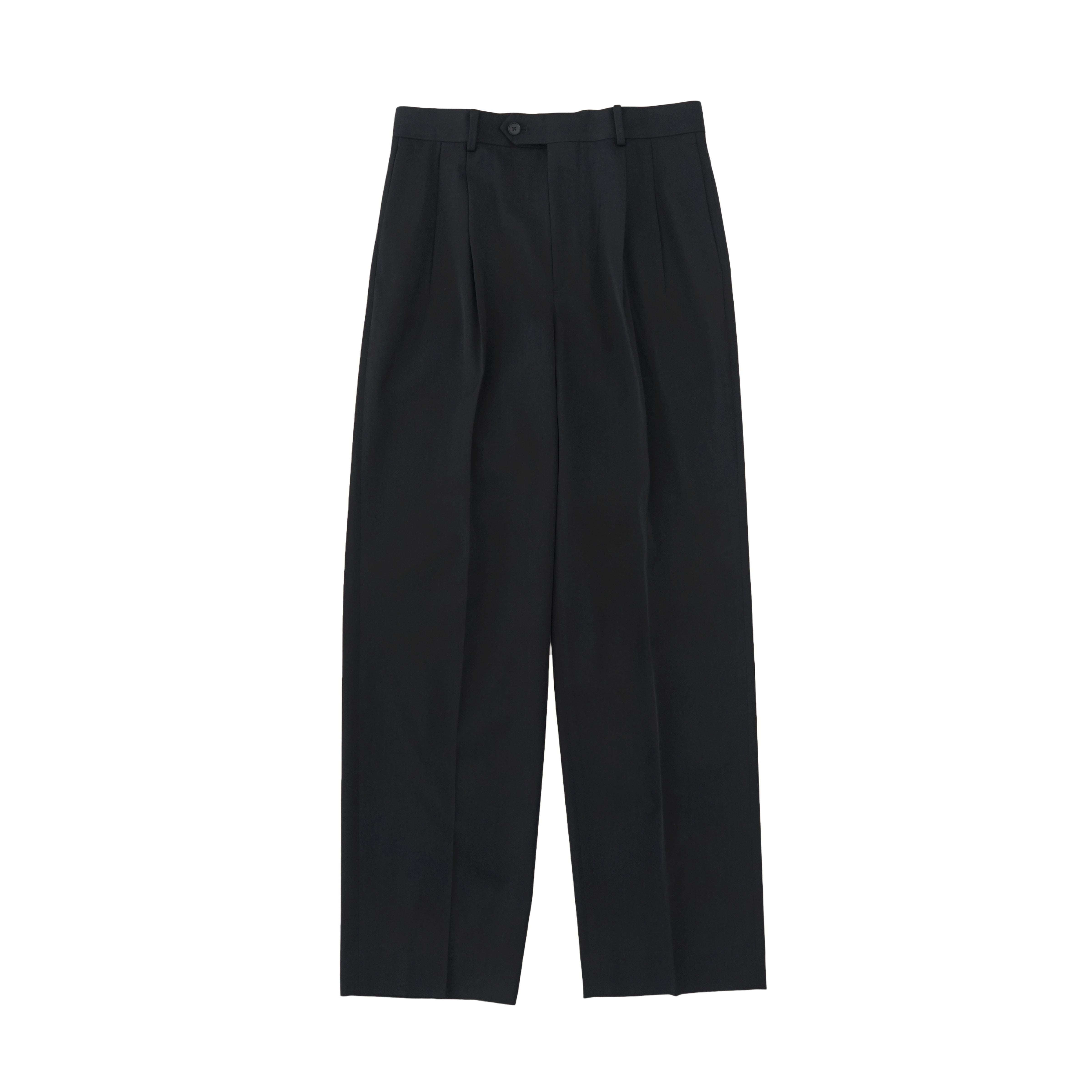 AURALEE LIGHT WOOL MAX GABARDINE TWO-TUCK SLACKS