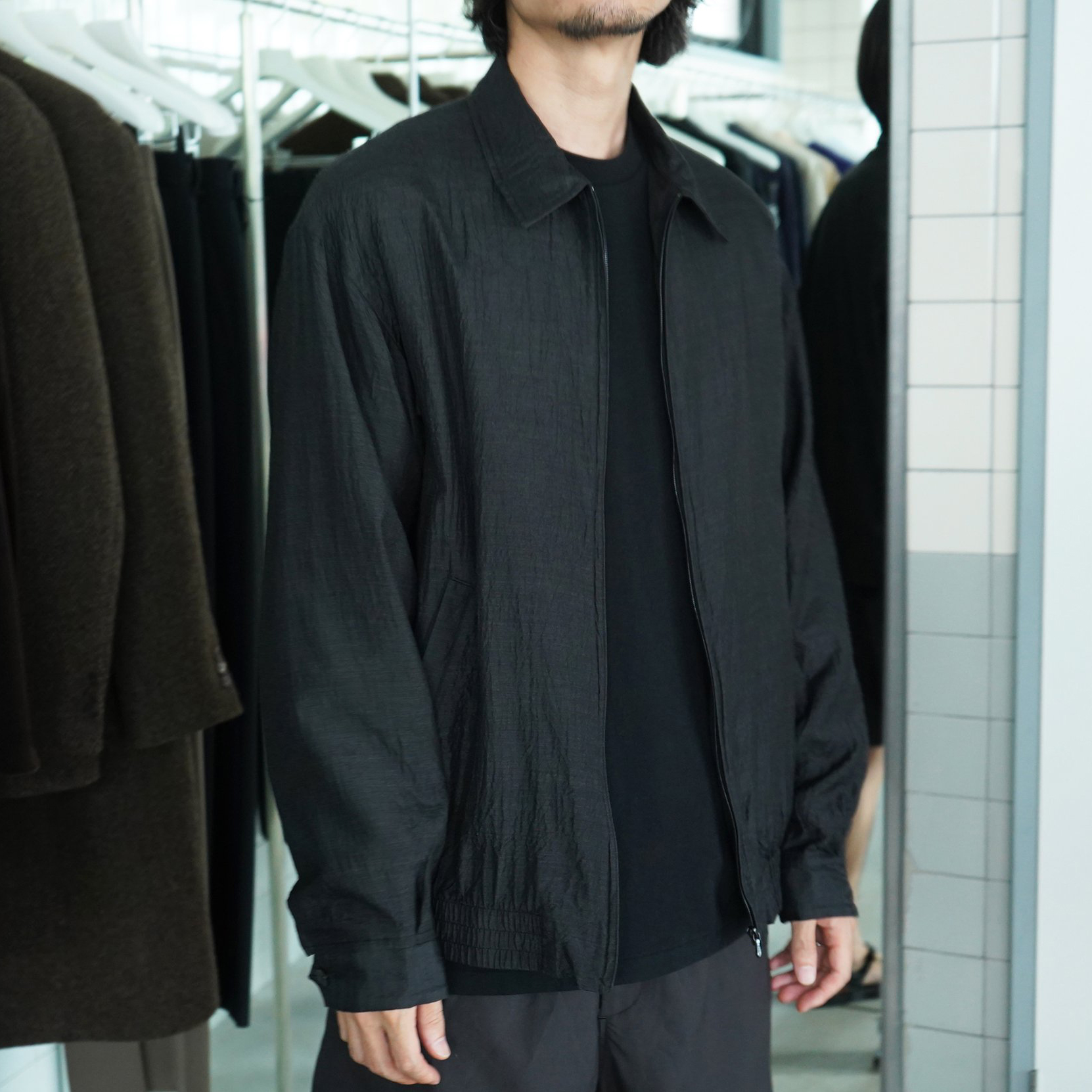 COMOLI ウールスウィングトップ