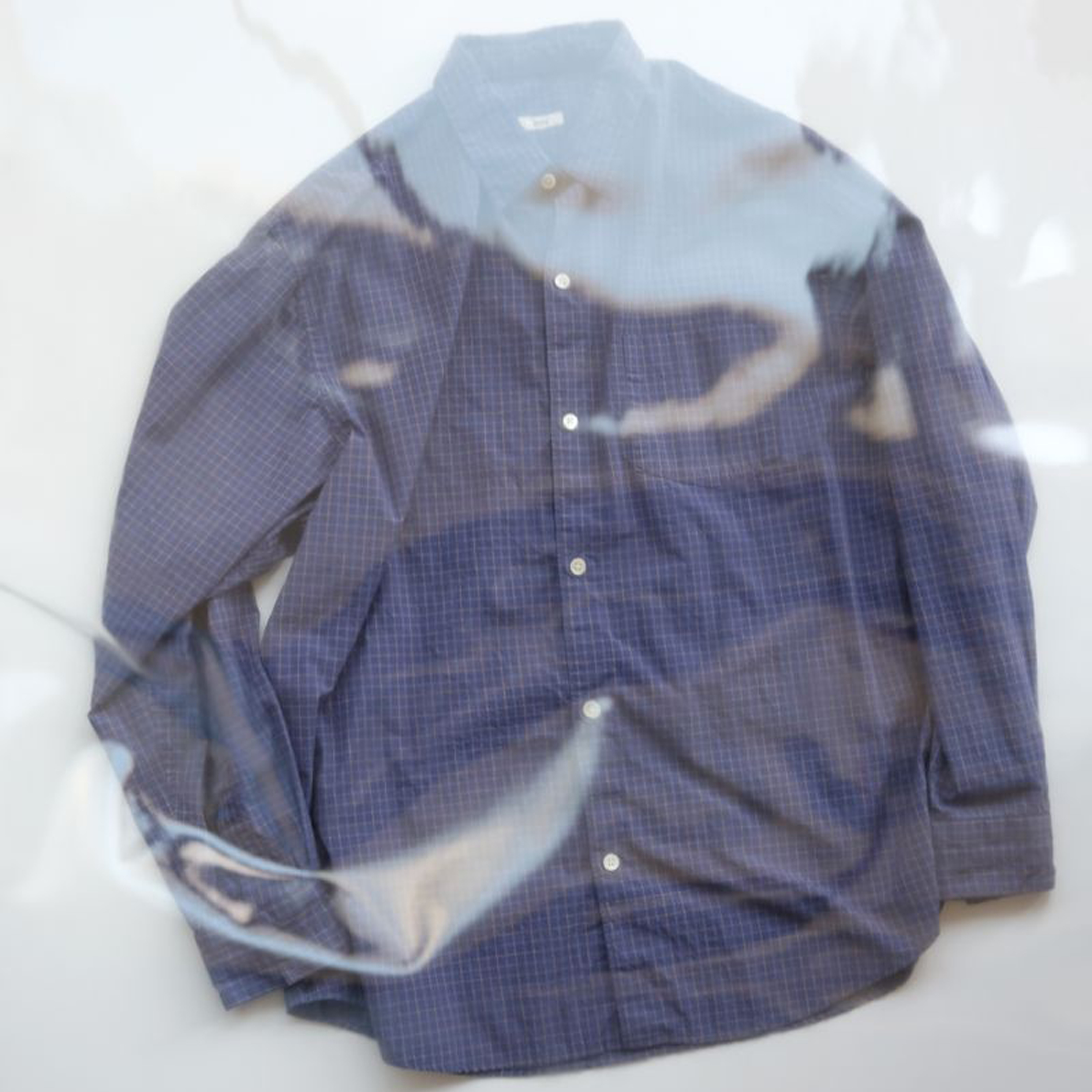awasa / Regular Collar Shirt check 1