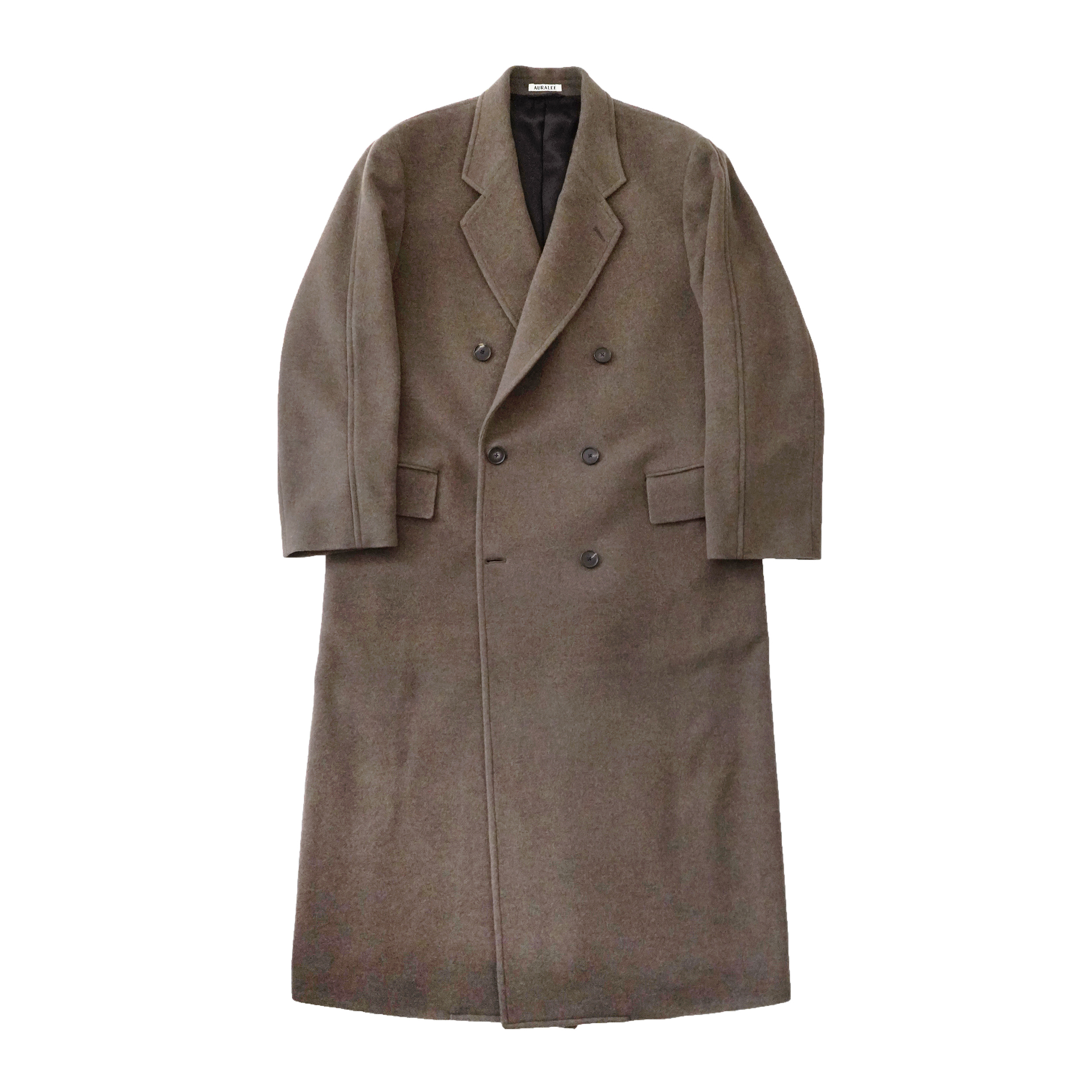 AURALEE SUPER FINE WOOL MOSSER CHESTERFIELD COAT