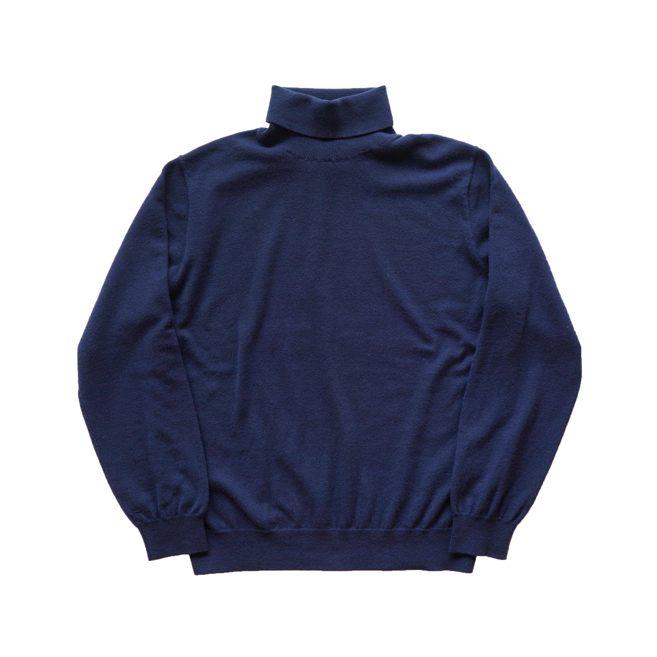 yonetomi SUPER MERINO CASHMERE P/O <TURTLE> NAVY