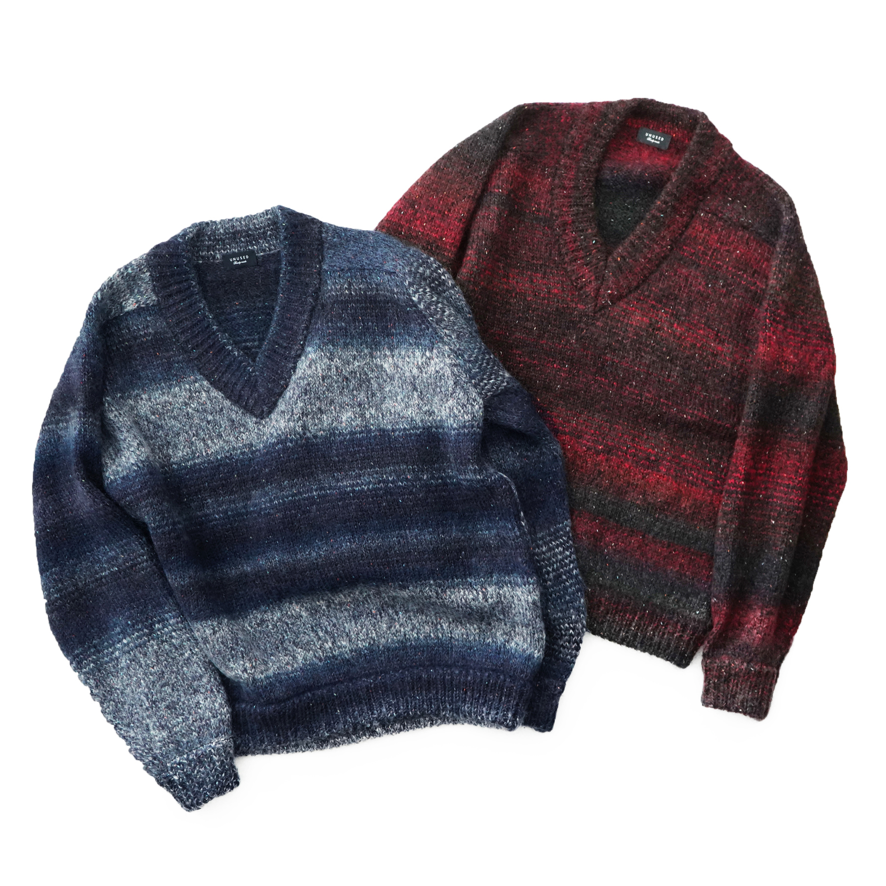 UNUSED Mohair V-neck Knit