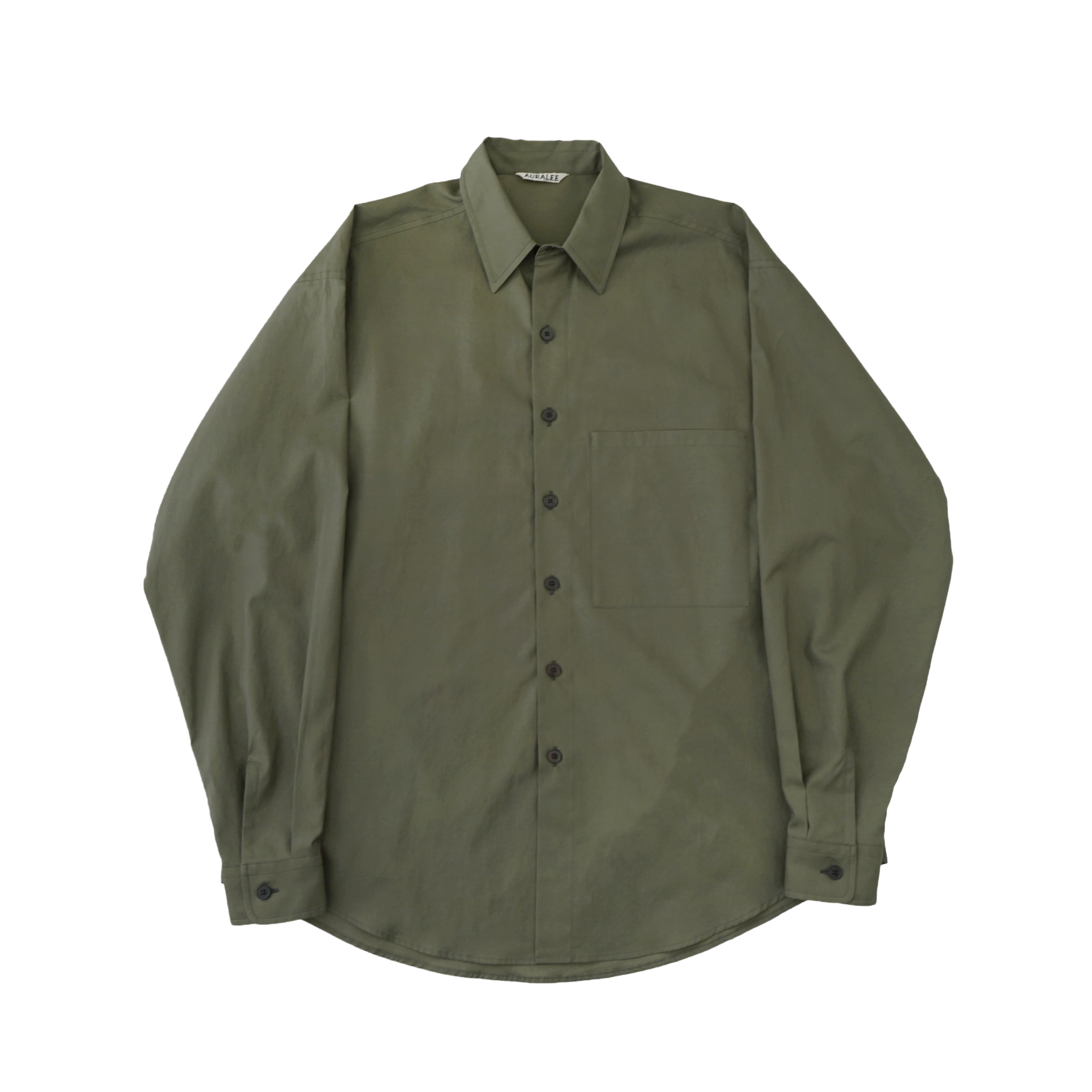 トップス AURALEE WASHED FINX TWILL BIG SHIRTS 5 AURALEE WASHED FINX TWILL BIG SHIRT