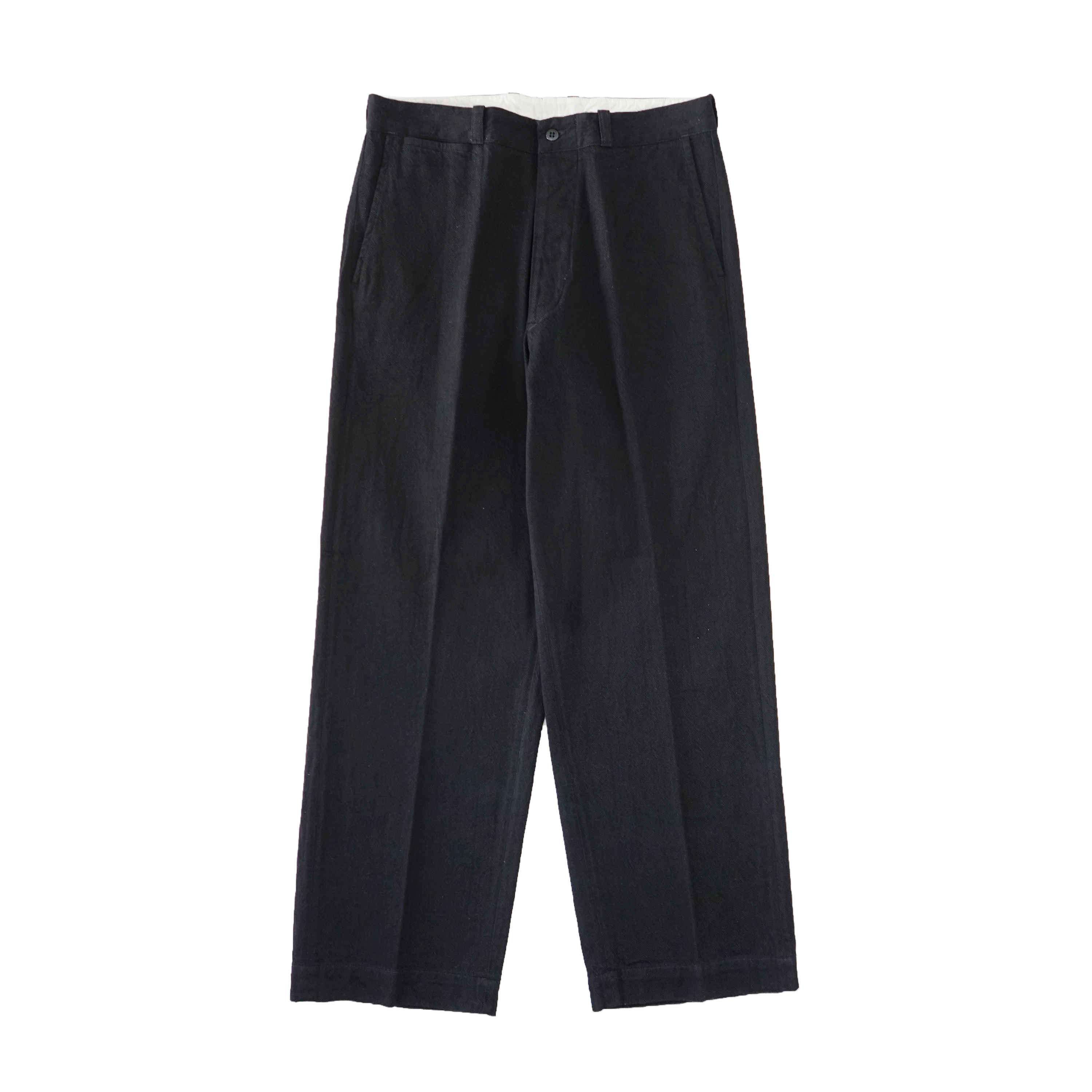 BAUTH TWILL TROUSERS BLACK