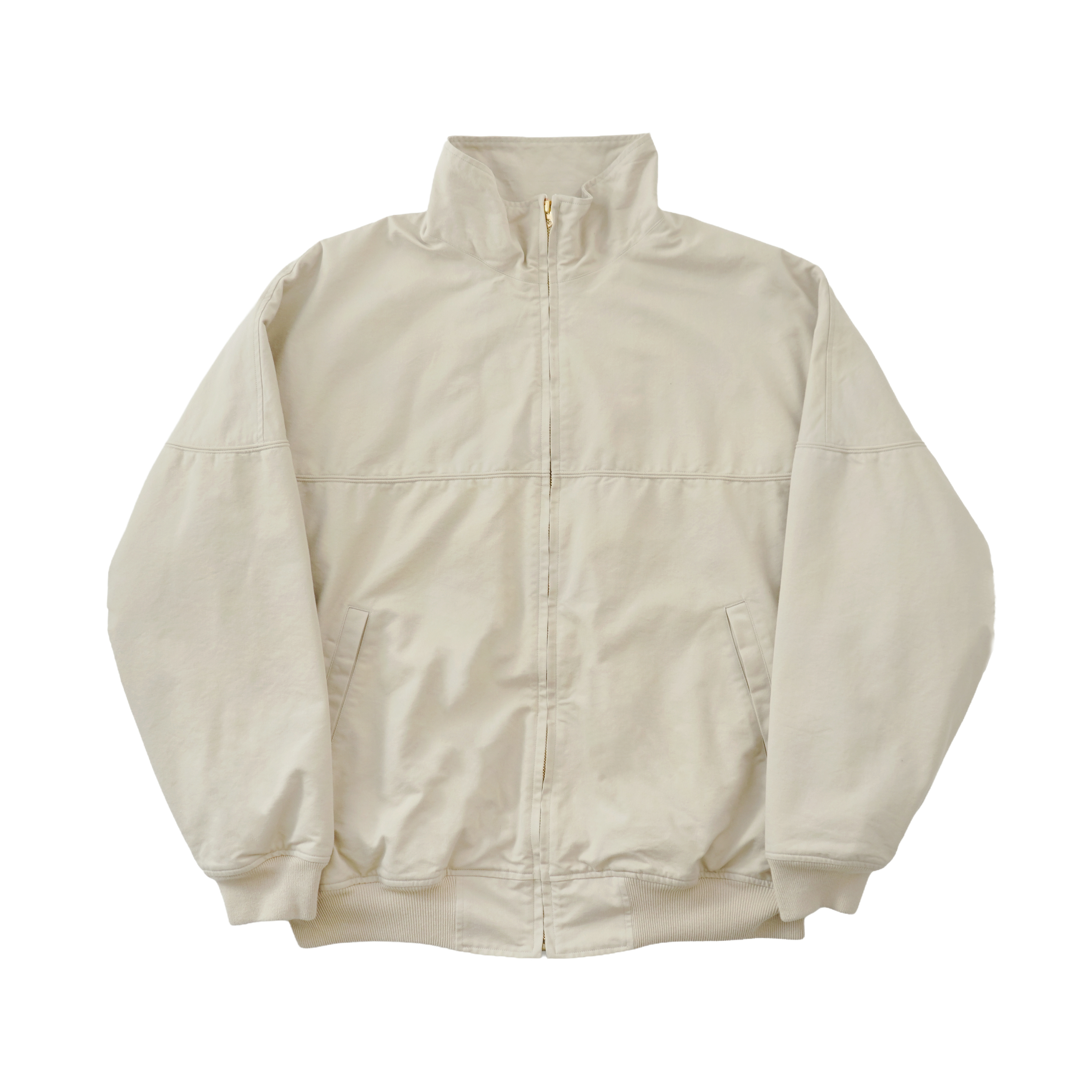 COMOLI ポストワークツイル キャップショルダーブルゾン IVORY