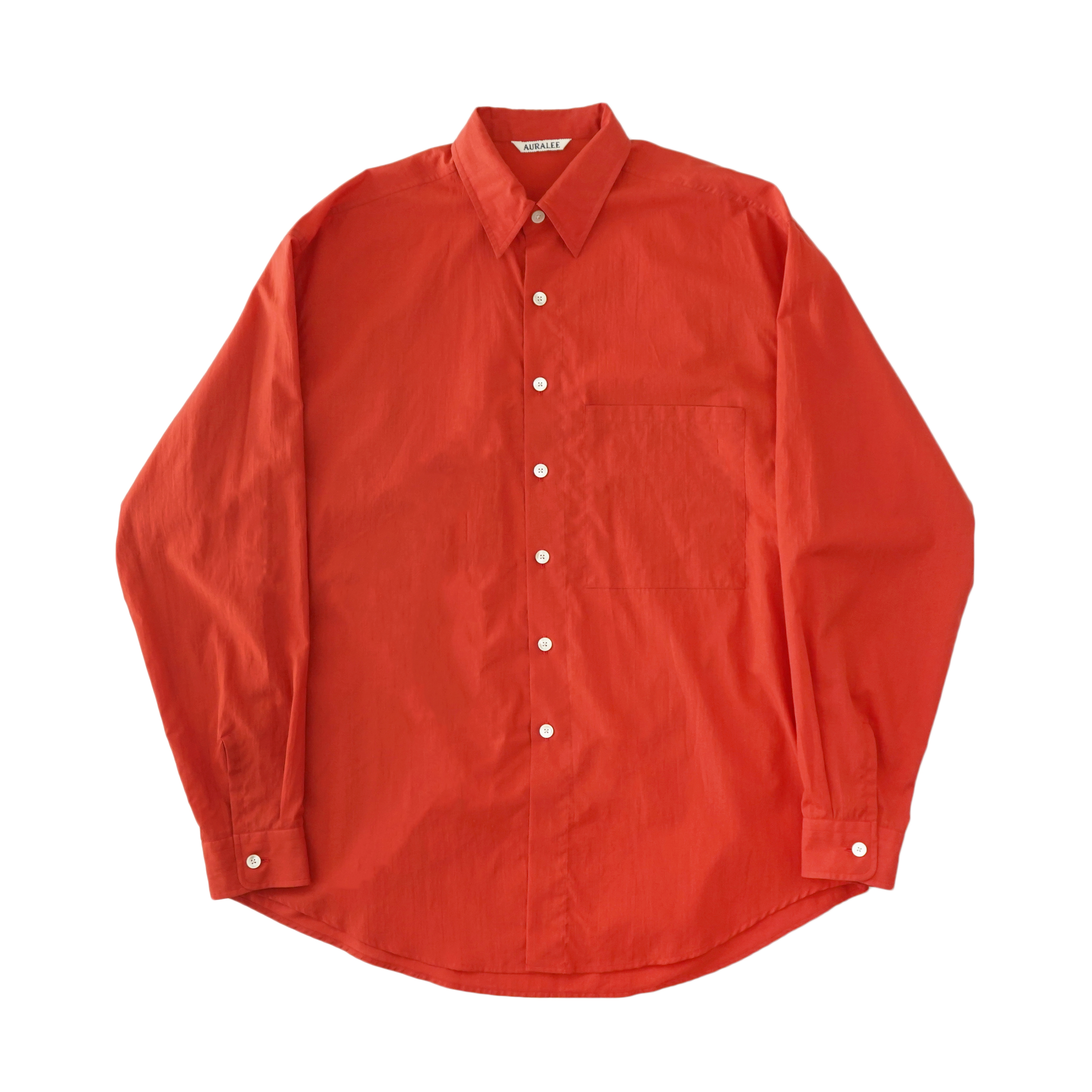 AURALEE SUPER FINE COTTON LAWN SHIRT