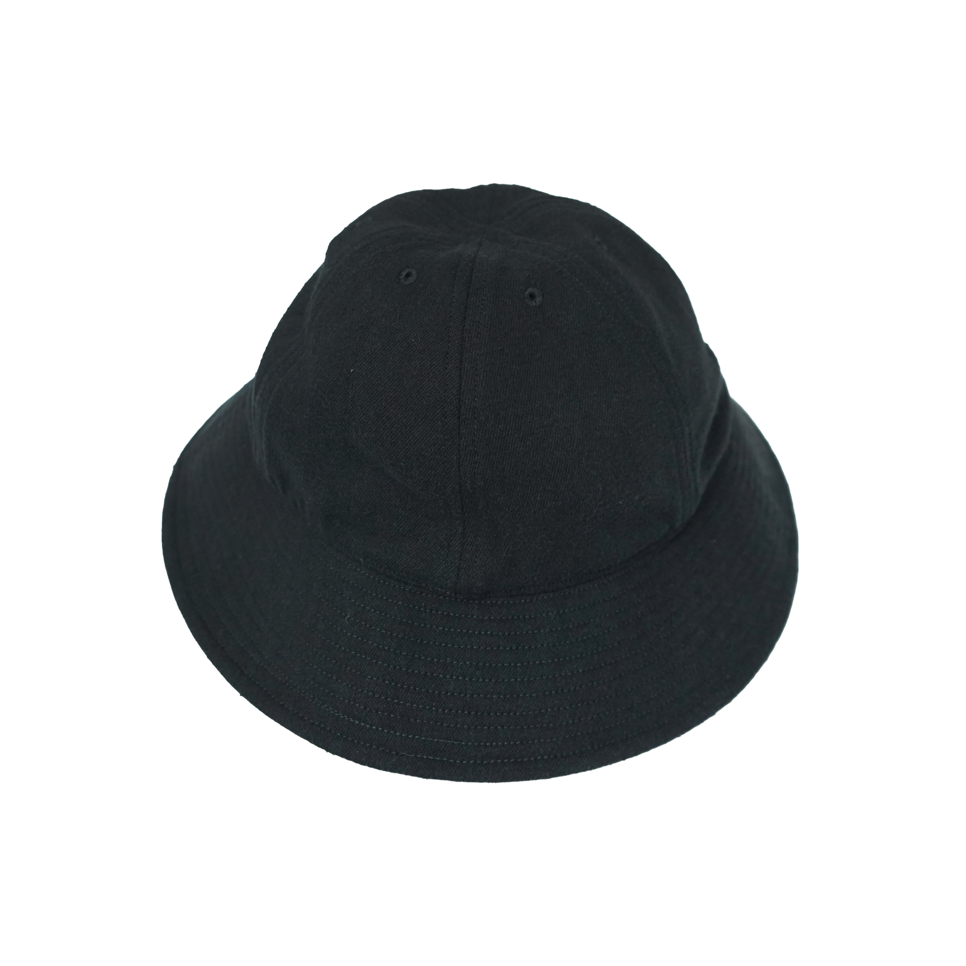 COMOLI シルクネップ ハット BLACK