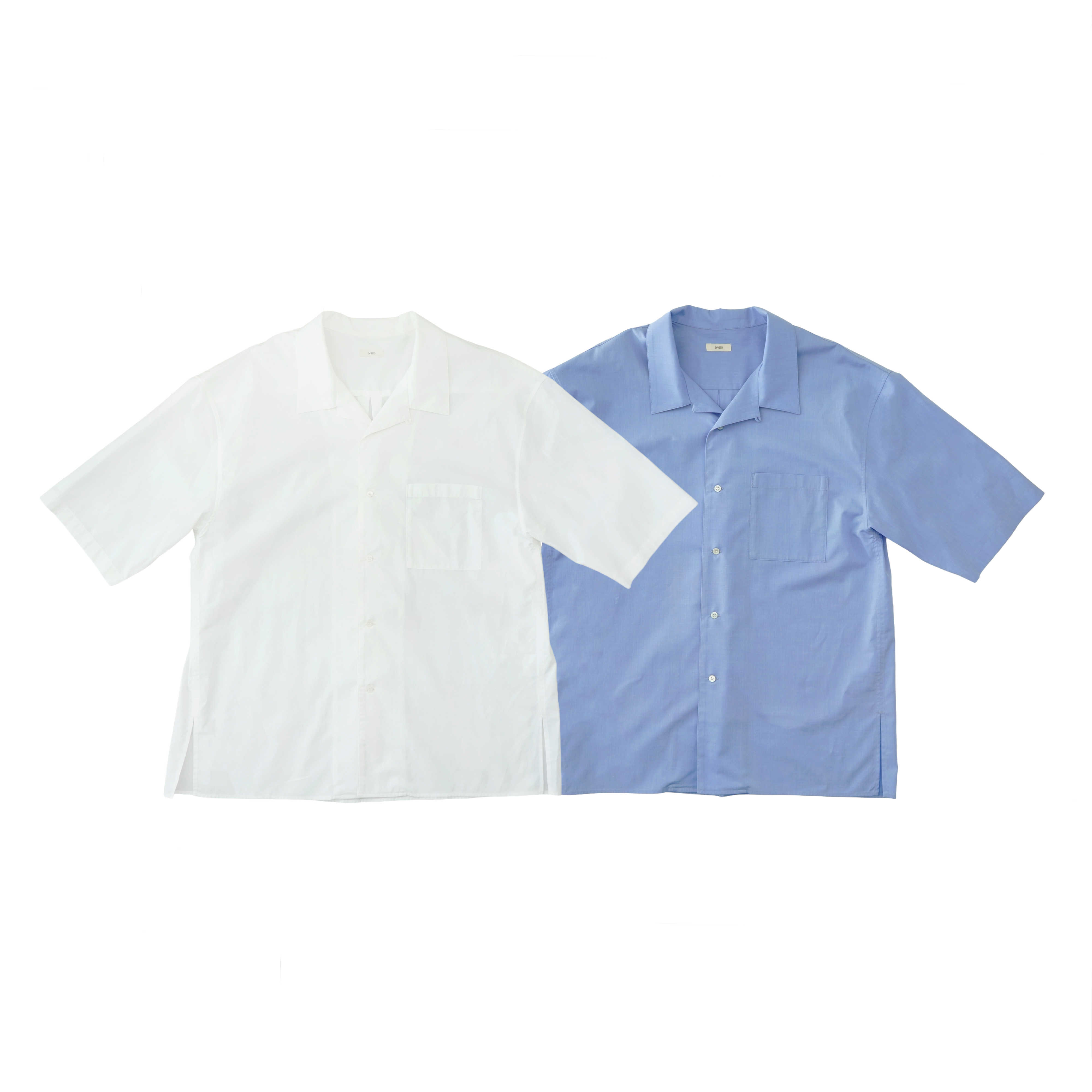awasa awasa open collar s/s shirt