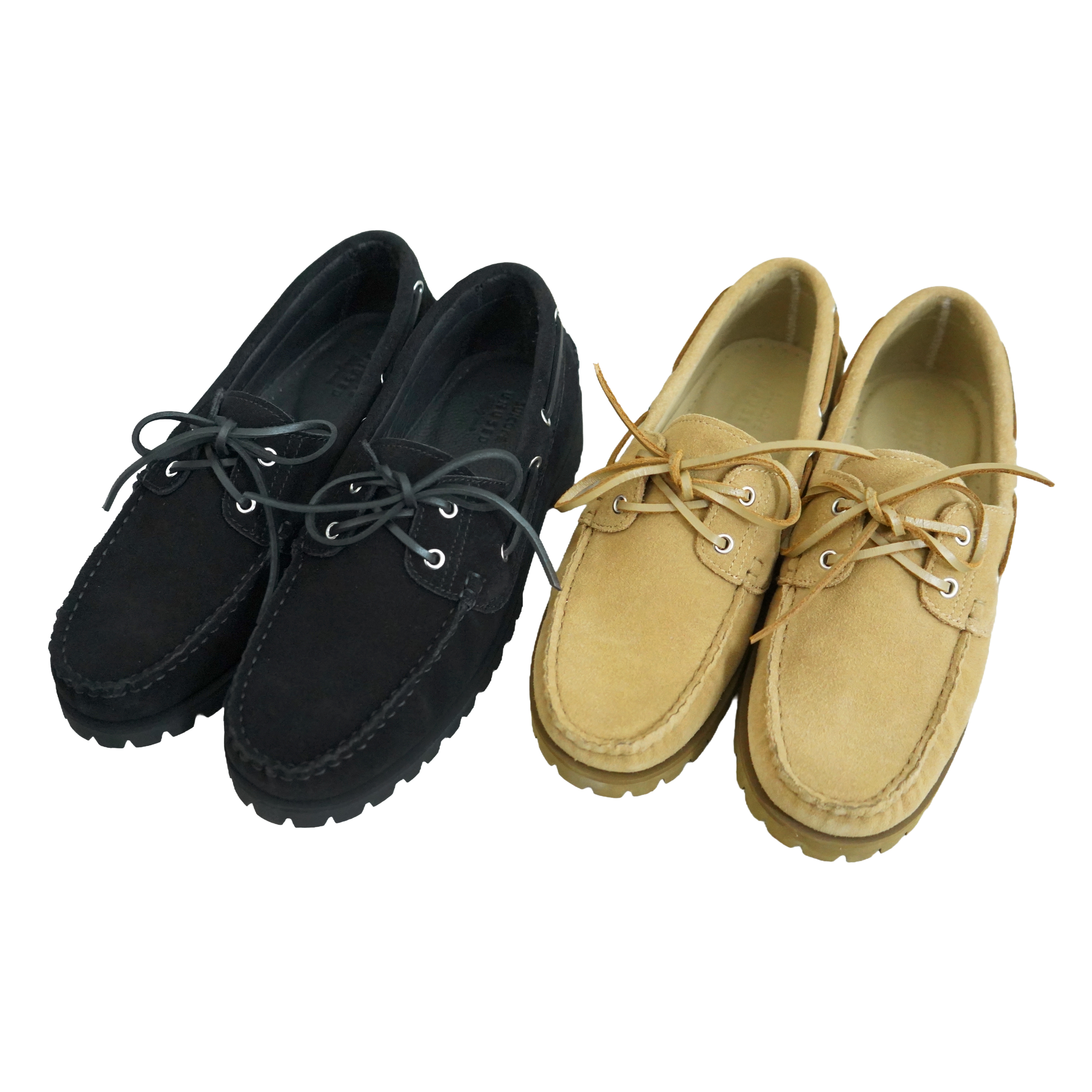 UNUSED × SUICOKE Boat shoes