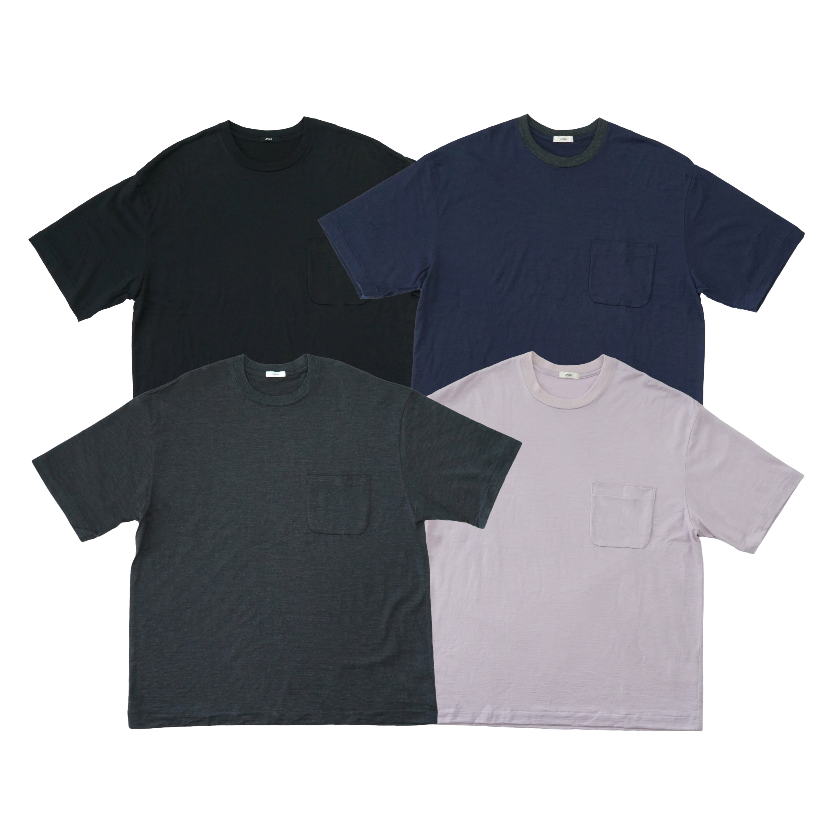 awasa super 100's ウール Tシャツ