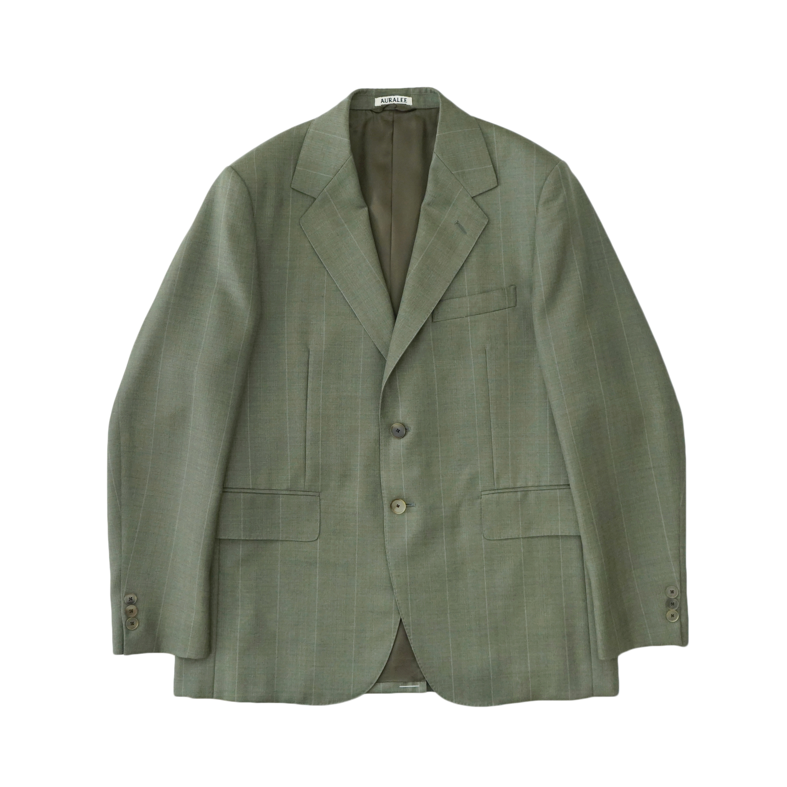 AURALEE BLUEFACED WOOL JACKET
