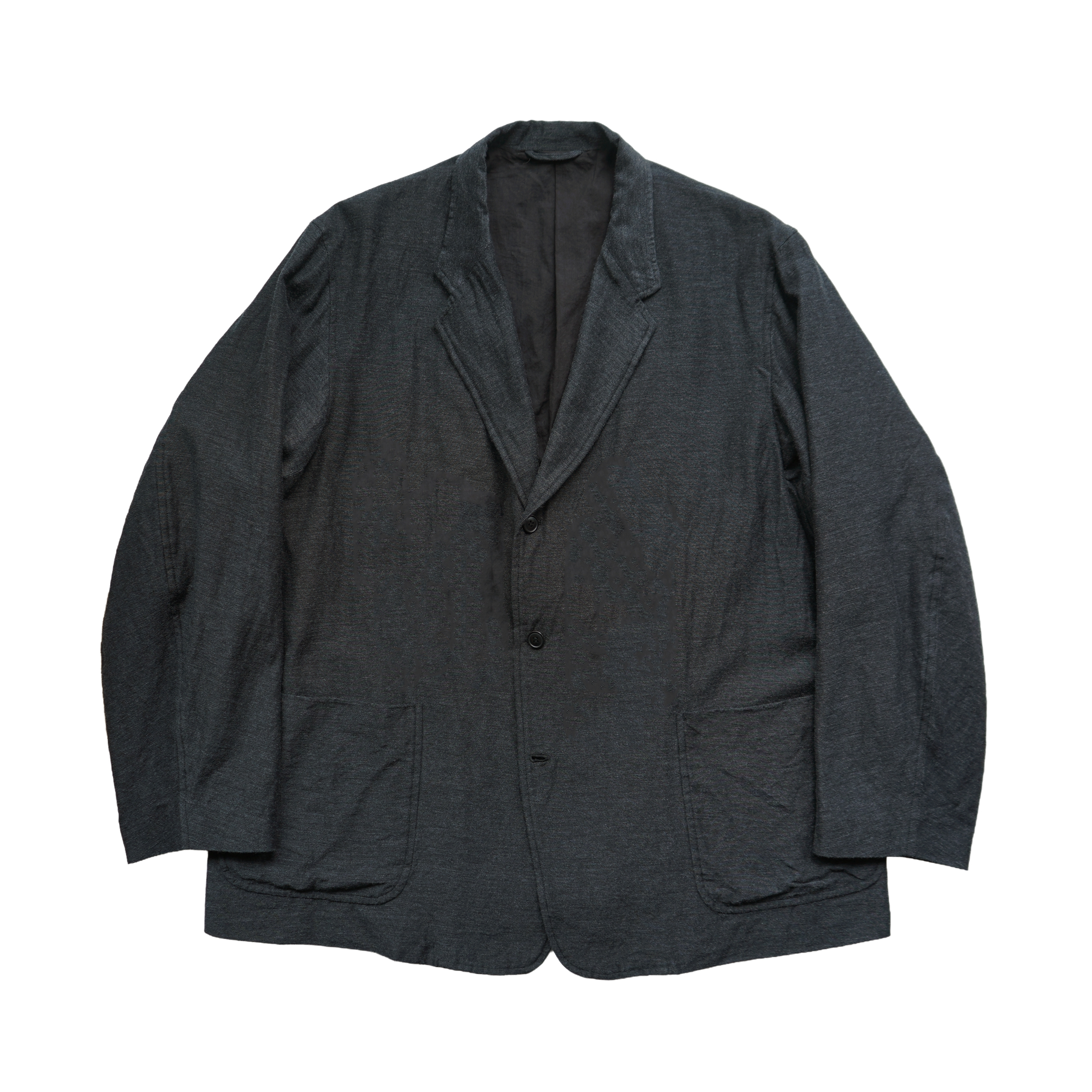 COMOLI カシミヤシルク 3Bジャケット CHARCOAL