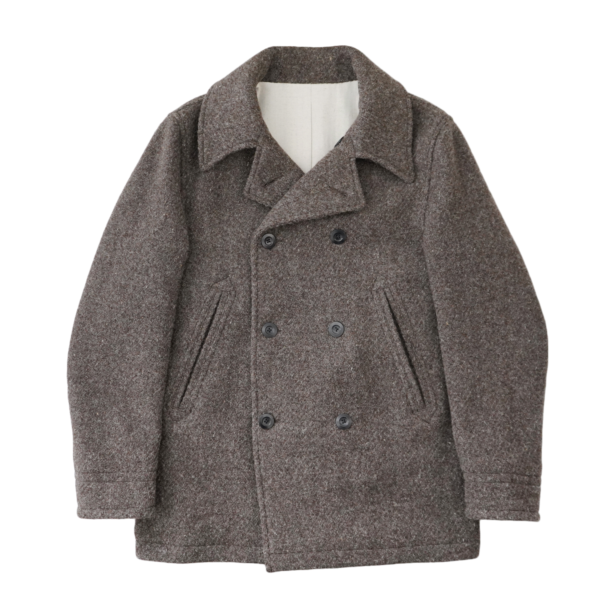 Conkers UNDYED BRITISH WOOL BALWEN PEACOAT