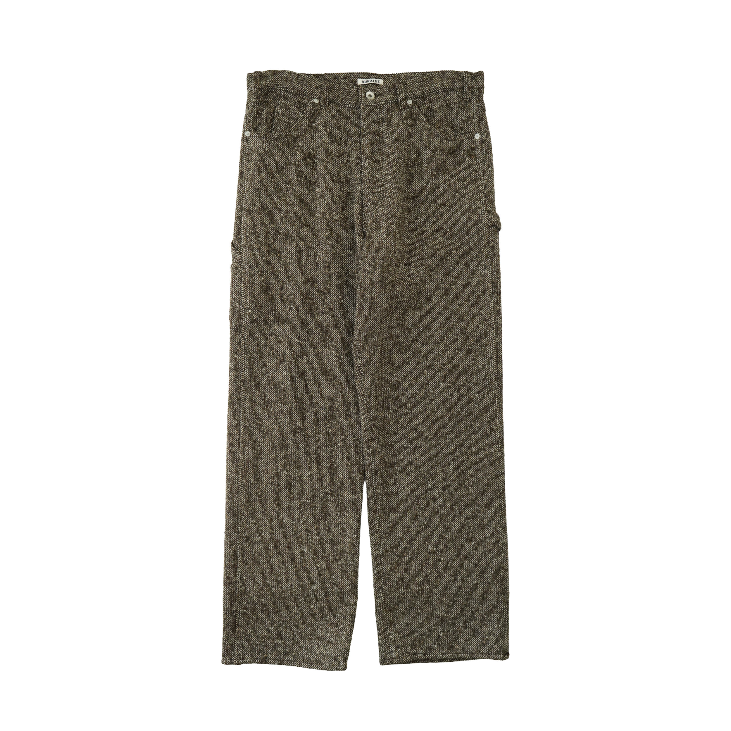 AURALEE HOMESPUN TWEED PAINTER PANTS
