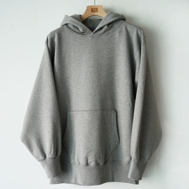 CIOTA for TF スビンコットン吊り裏毛 P Oパーカー GRAY トップス