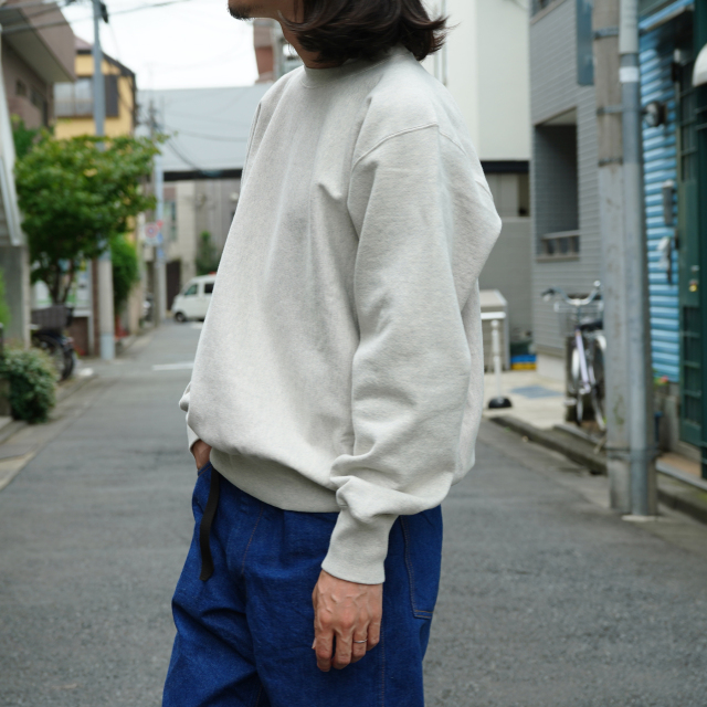 AURALEE HIGH COUNT HEAVY SWEAT P/O PARKA
