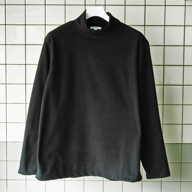 LADY WHITE CO. POLAR FLEECE MOCK NECK BLACK