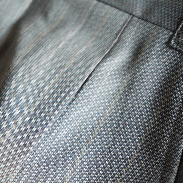 大特価!!】 fendart 1 tuck trousers gray tf スラックス - abacus-rh.com