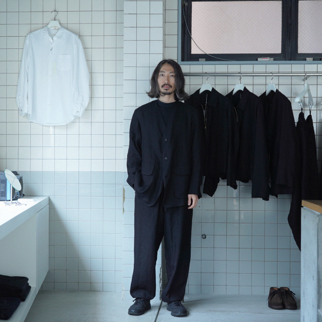 COMOLI カナパ ハンティングジャケット BLACK