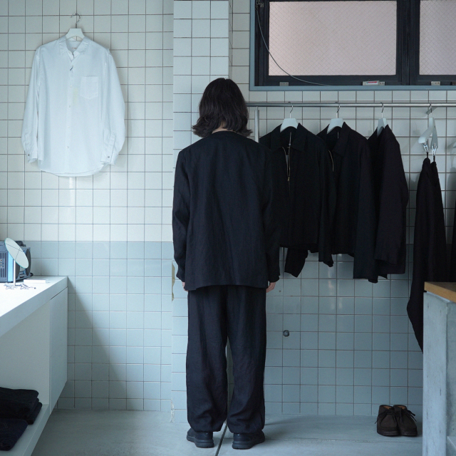 COMOLI カナパ ハンティングジャケット BLACK 