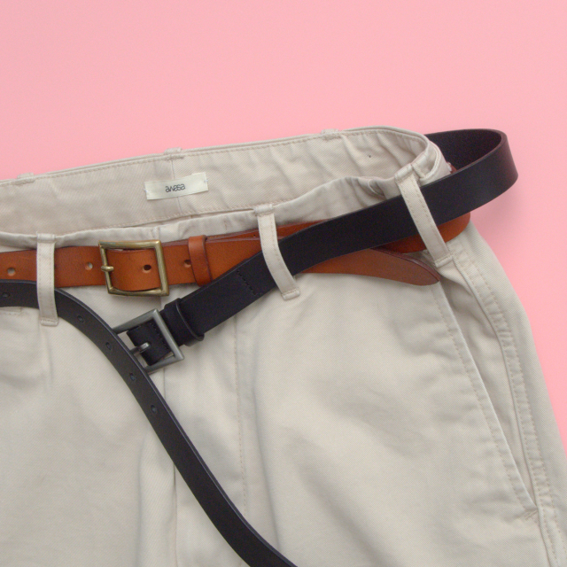 サドルレザー パワーベルトレバーアクション本革なめし革ウエサカSBD