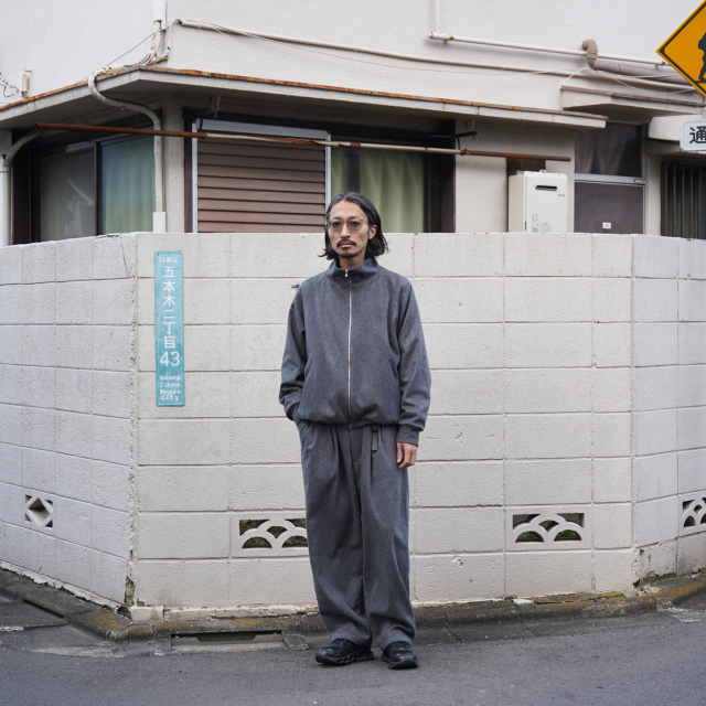 Be prepared wool / cashmere 2tuck pants