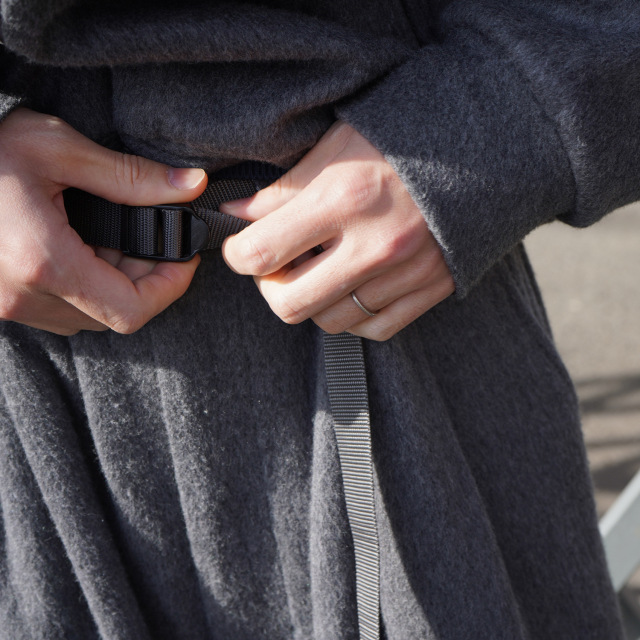 Be prepared wool / cashmere 2tuck pants