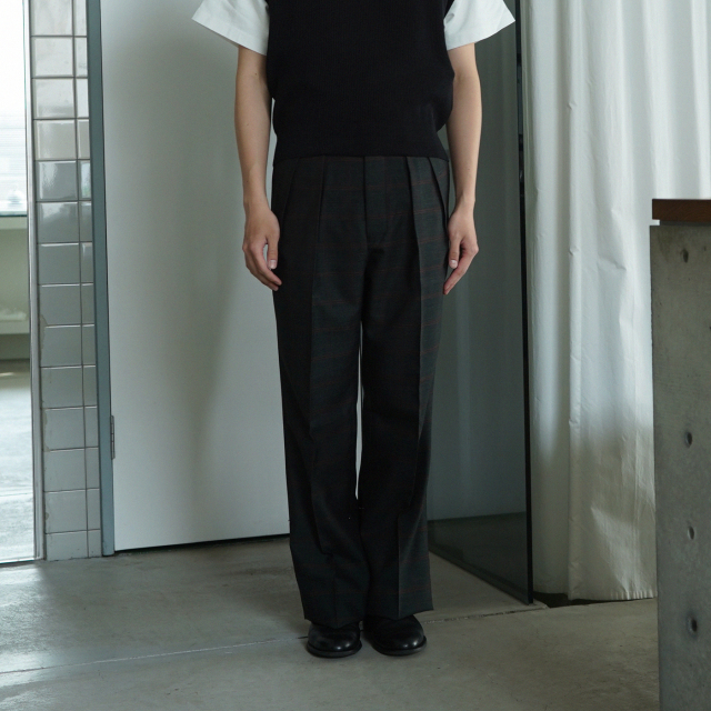 24aw NEAT FLARE SLACKS WOOL 50