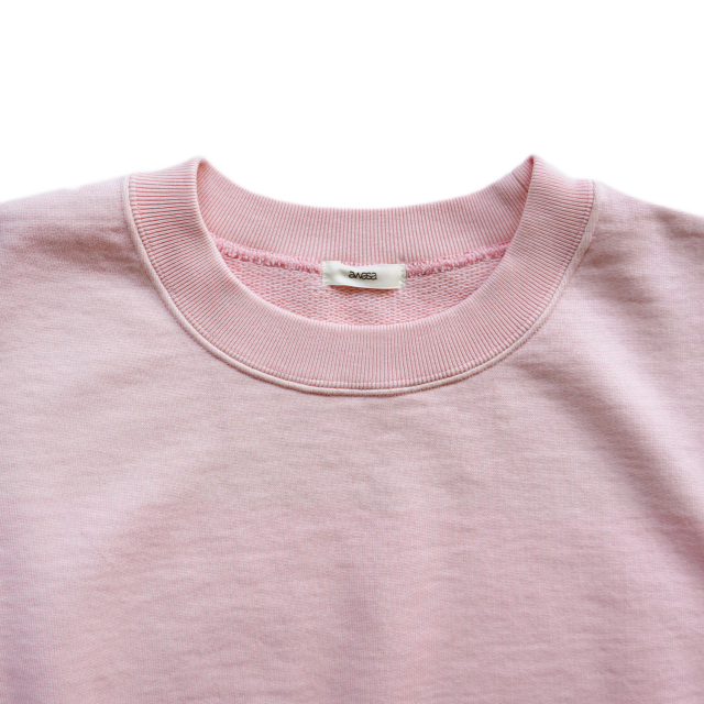 トップス awasa supima aging cotton sweat fadepink awasa Supima Aging Cotton Crew Neck Sweat – Chum!