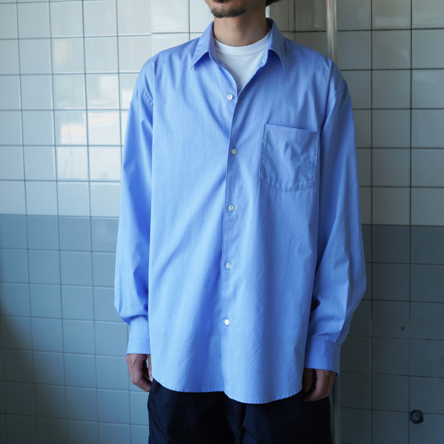 awasa regular collar shirt black