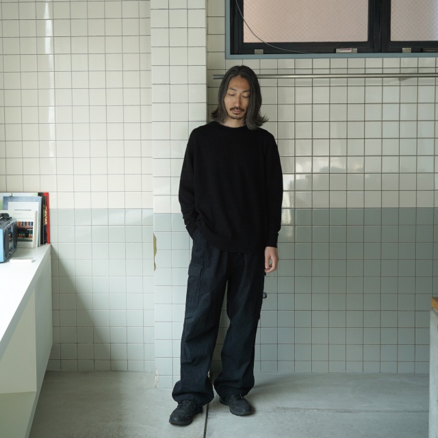 19aw MOTHER Outsider クロップド コーデュロイ パンツ（紬 縞 着物） 