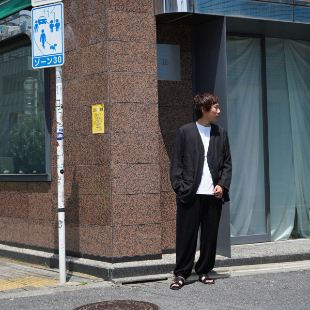 COMOLI カナパ ハンティングジャケット BLACK