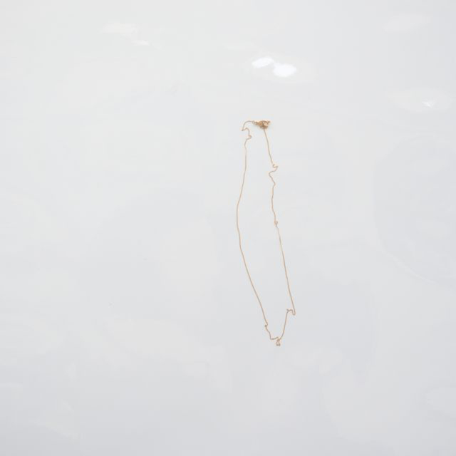 awasa K18 curb chain necklace