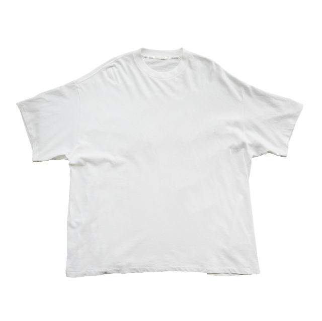 COMOLI コットンメッシュTシャツ ホワイト コットンメッシュ 半袖Tシャツ WHITE – TIME AFTER TIME