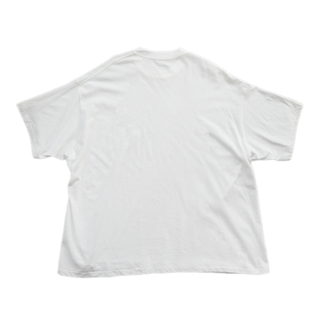 COMOLI コットンメッシュ 半袖Tシャツ