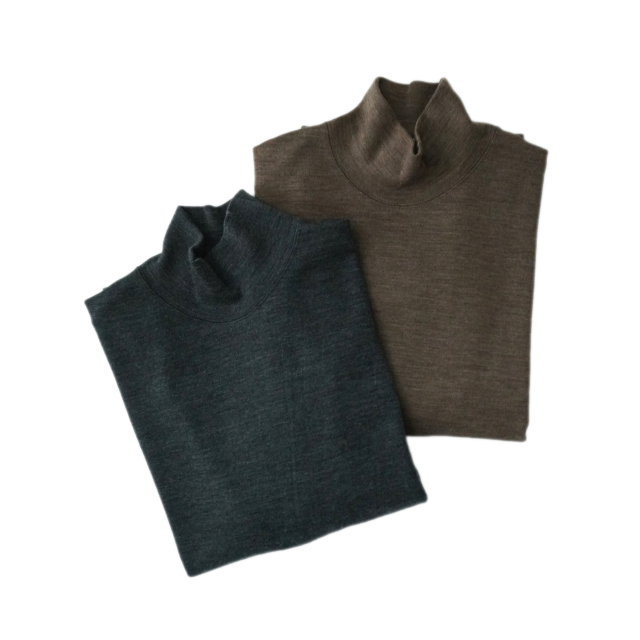 Cale Wool Ponte Turtle Neck Pullover