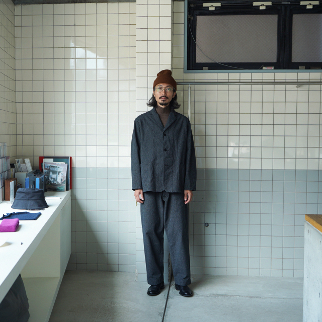 HERILL Blackchambray Workjacket Black
